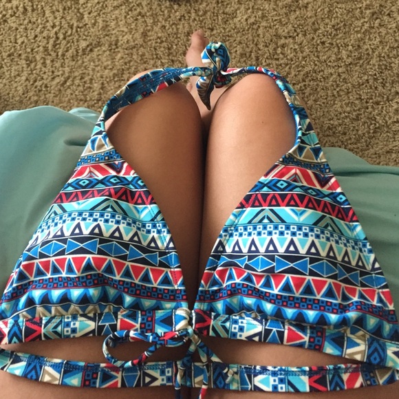 Multi colored body glove bikini top