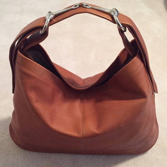 Cape Cod Leather Horse-Bit Shoulder Bag