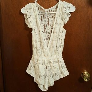 NWOT Lace Bikini Cover