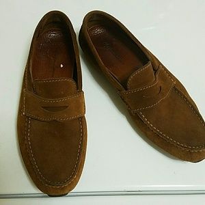 Purple label suede loafers