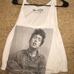 Shirt w/ bob Dylan on it