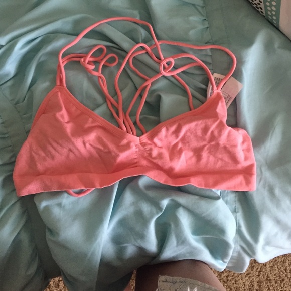 Forever 21 string back pink bralette