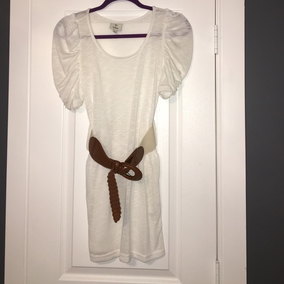 Hot & Delicious Tight White dress w/ Belt