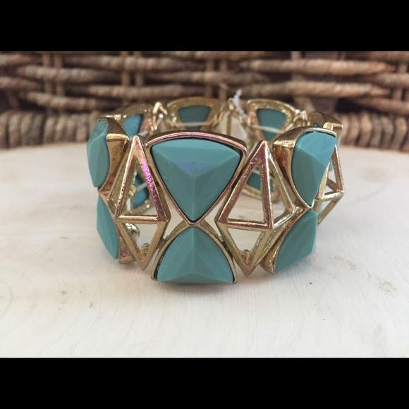 Geometric Statement Bracelet