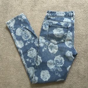 LC Lauren Conrad Printed Jeans