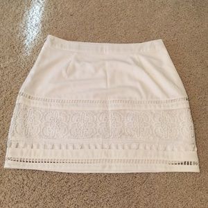 White skirt!