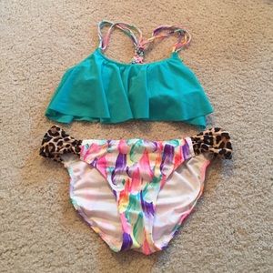 Pink bikini set