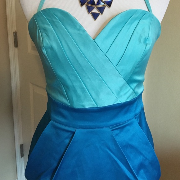 Bebe Blue Cocktail Mini - Picture 2 of 4