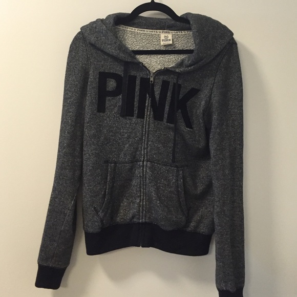 Grey Victoria's Secret PINK zip up