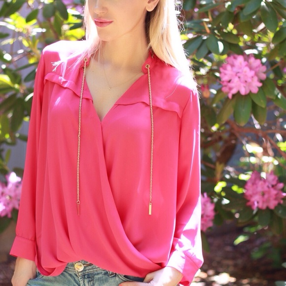 Pink Gold Rope Blouse *LAST! - Picture 2 of 4