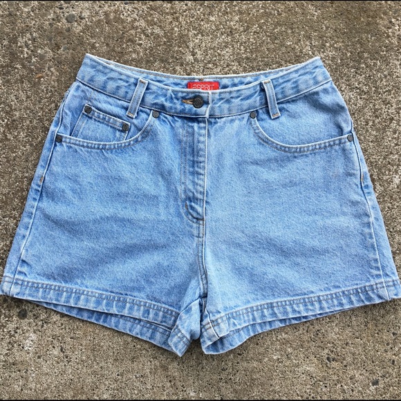 High waist denim shorts Espirt vintage 90s grunge