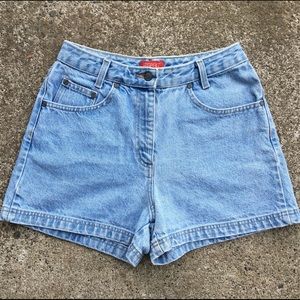 High waist denim shorts Espirt vintage 90s grunge