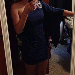 Blue Homecoming Dress