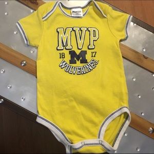 Michigan Onesie 12months NEW