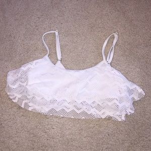 Roxy ruffle bikini top