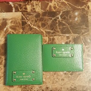Kate spade Wellesley Passport & Card Holder Combo