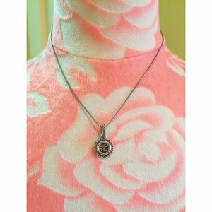 Brighton Sterling Silver Anchor Necklace w/bag