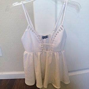 White Cami/Tank Sz Small