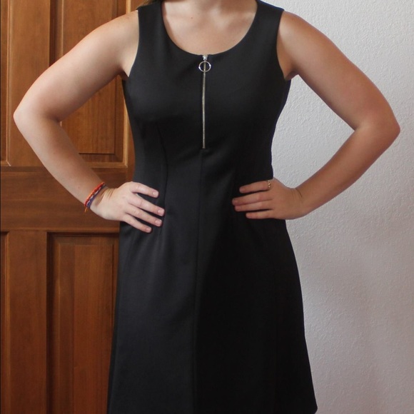 Knee-Length Black Dress