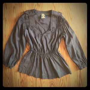 Anthropologie empire waist blouse EUC
