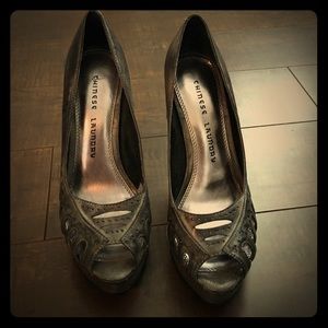 Chinese Laundry open toe heels