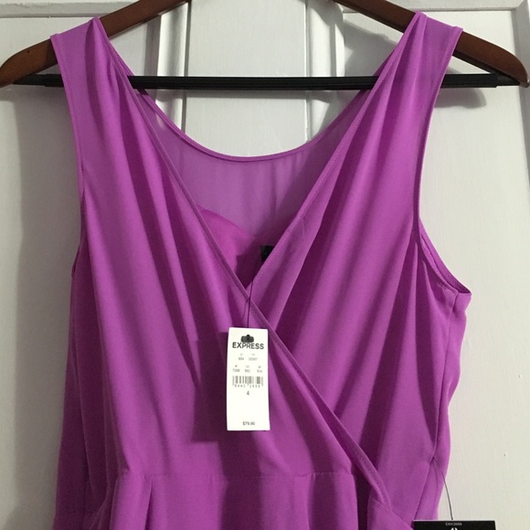 NWT Elegant Express chiffon dress - Picture 4 of 4