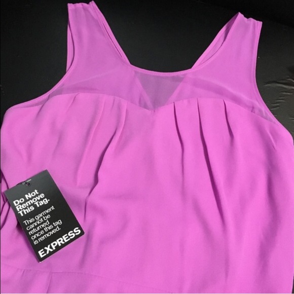 NWT Elegant Express chiffon dress - Picture 3 of 4