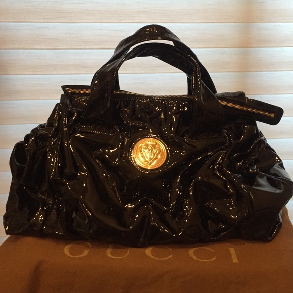Black Patent Gucci Bag