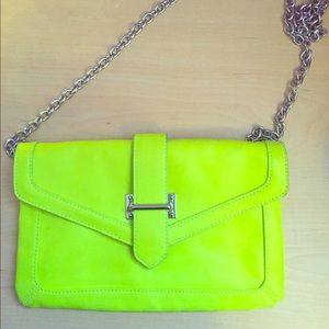Aldo Lime Green Clutch.