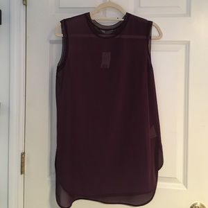 Vince purple silk blouse