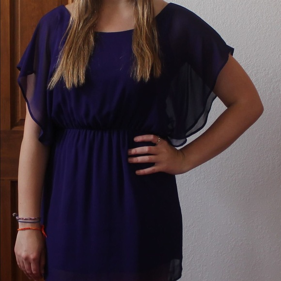 Purple Cocktail Dress