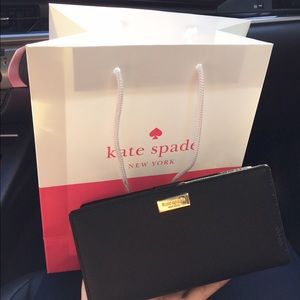 Kate Spade Black Stacy Wallet