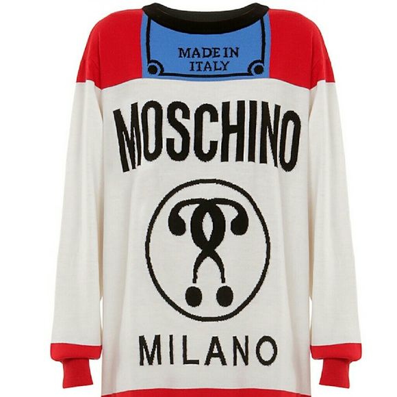 Moschino Color Block Logo Dress - Picture 2 of 3