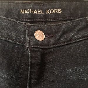 Michael Kors Midnight Wash Boot Cut Jeans NWT