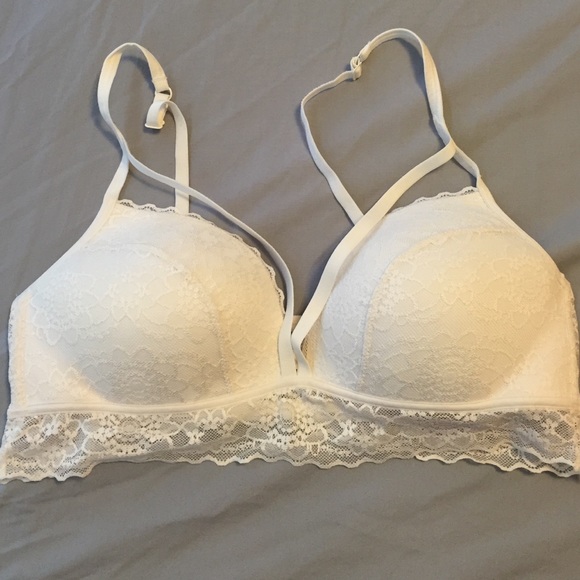 Pink by VS strappy lace Bralette