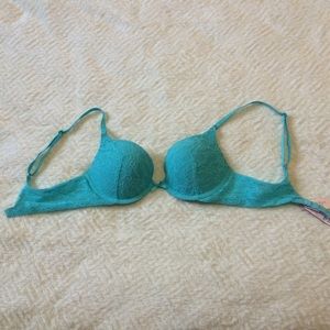 Victoria's Secret Lightly Padded Blue Bra