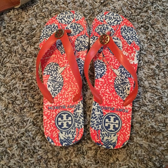 Tory burch flip flops