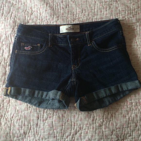 Denim Hollister Shorts