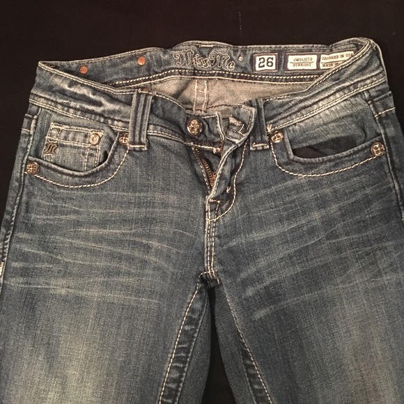 Miss me jeans size 26 straight leg