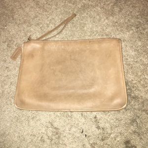 Big Vintage Coach Wristlet