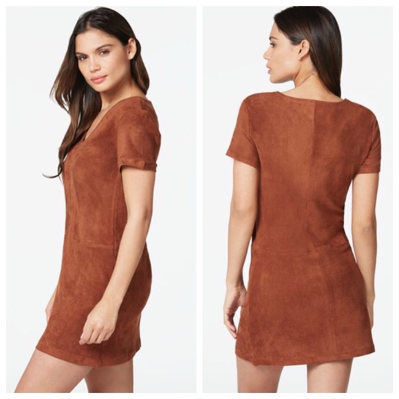 💥SOLD💥 Faux Suede Shift Dress, NWB - Picture 2 of 2