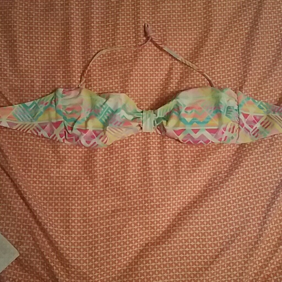 Multi color adorable bikini top