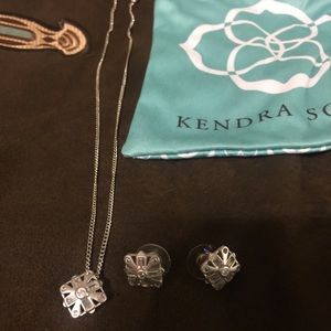 Necklace and earrings