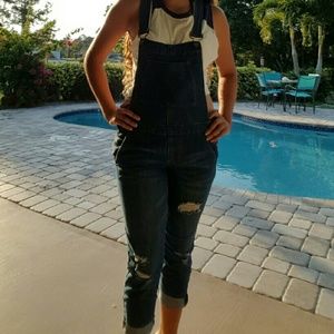 Denim overalls from forever 21