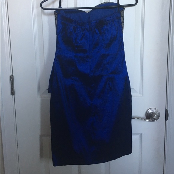 Short blue formal dress - Picture 3 of 3