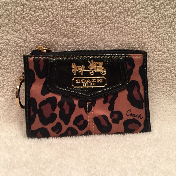 Coach wallet / card holder key chain