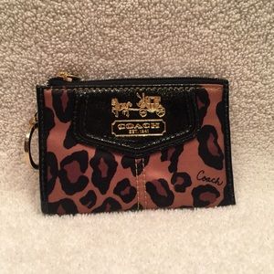 Coach wallet / card holder key chain