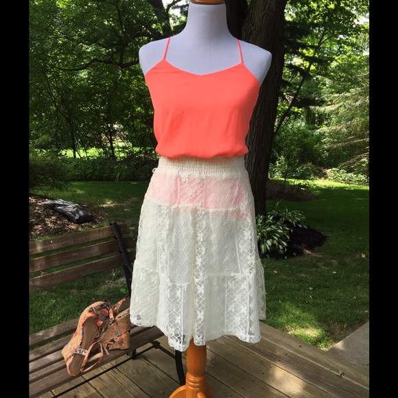 💋RUE 21 LINED LACE SKIRT❤️ NWT