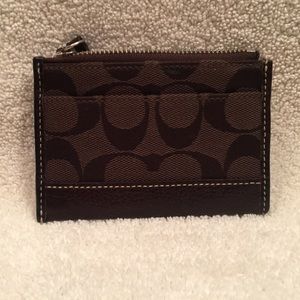 Coach card holder