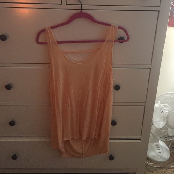 Flowy orange tank